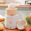 Brouilleur d'œufs électrique rechargeable et portable rose 4