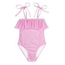 Girls Swimsuit Bikini One Piece Color Floral Print Rash Guard Design for Beach and Pool Swimming Casual Wear