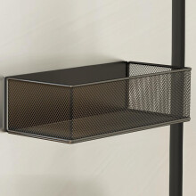 Organizador magnético para geladeira, preto, 27 x 12 x 8 cm