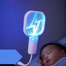 Mini elektrische muggenmepper met plug-and-play USB-aansluiting, muggenloklamp, draagbare elektrische insectenverdelger, veiligheidsnet