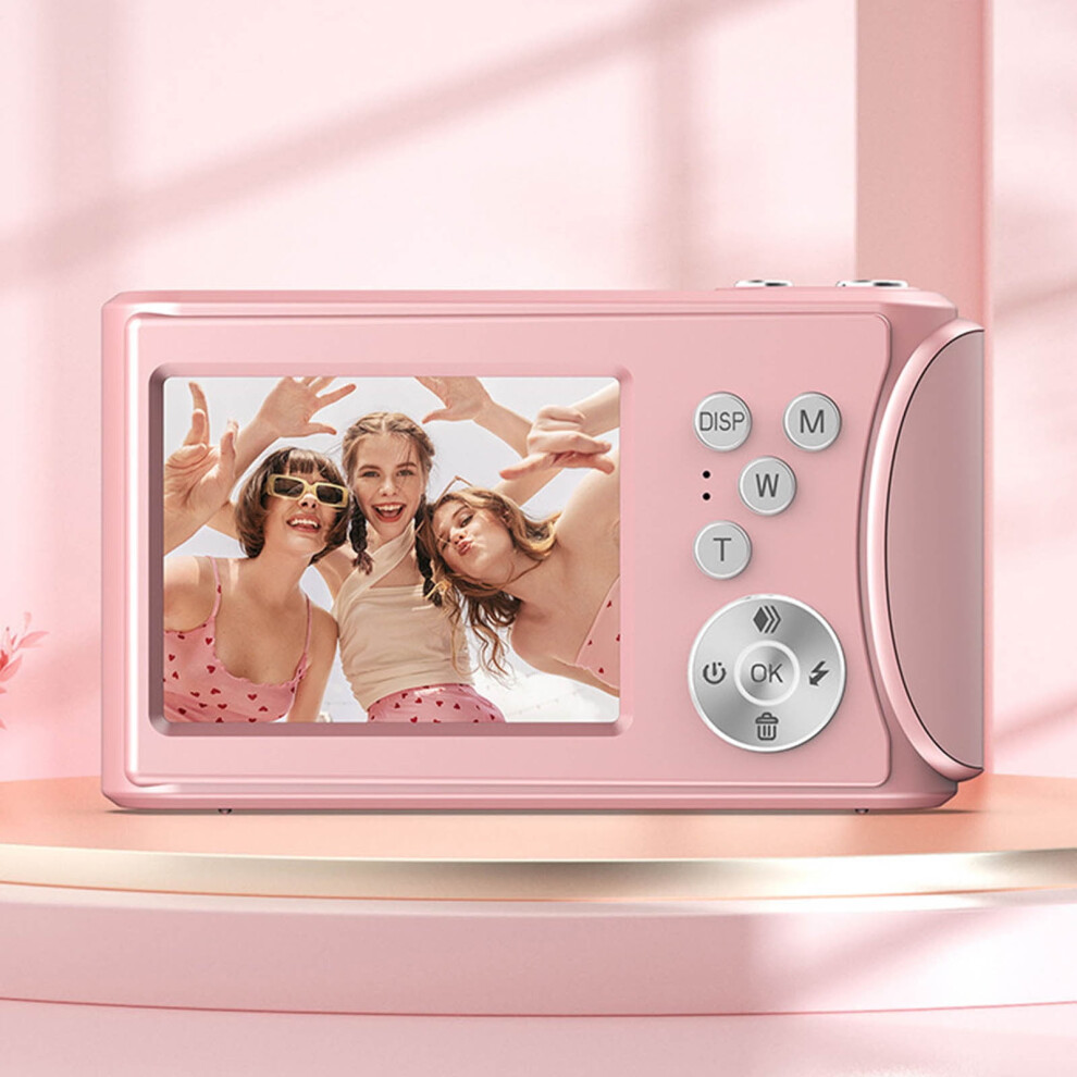 Digital Camera 50Mp 18X Zoom 1080P Lcd Pink 908436485197
