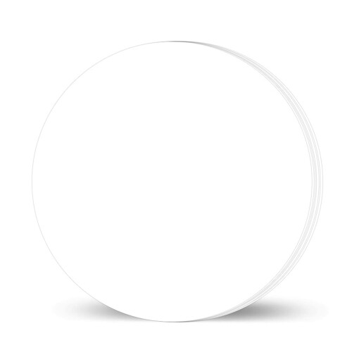 Assorted Color Round Paper Cutouts 20 Pieces