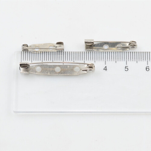 Spille con chiusura a barretta, componenti per gioielli, 50 pezzi, 3,5 cm 2