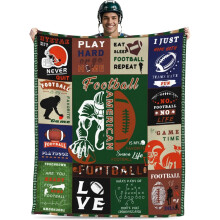Football Blanket 50x60 inches for Players Coaches Fans