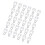 Roulettes robustes pour rails de rideaux de plafond (30 pièces) 1