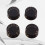 Black guitar and amp volume tone control knobs set of 4 1