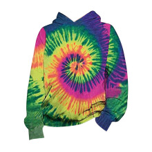 Sudaderas, Sudadera unisex para niños con estampado tie-dye, capucha tipo canguro, para niños y niñas, sudadera con capucha, modelo Essentials,