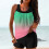 Women's high-waisted swimsuit set gradient racerback top 1