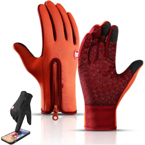 Thermal Gloves Waterproof Windproof Non-Slip Touchscreen