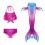 Maiô tankini para meninas de 4 a 13 anos. 4