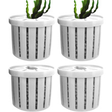 Aquatic Plant Pot, Aquarium Plant Basket, Small Decorative Planter, Stable Mesh Container, Water Garden Accessory for