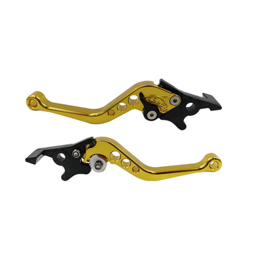 Aluminum Double Disc Brake Lever Adjustable for Motorcycles