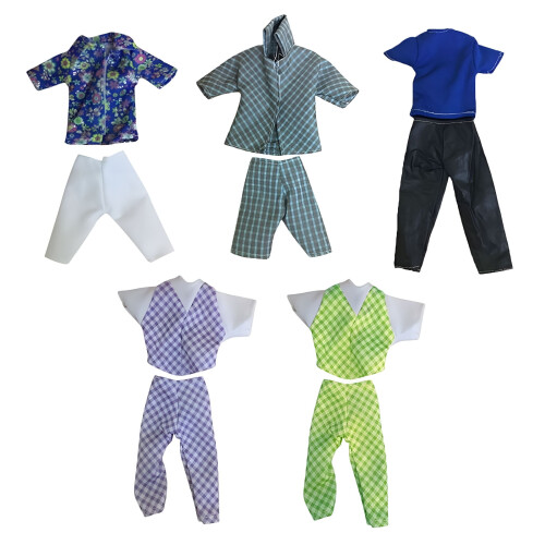 TELOLY Ken doll clothes set handmade pants suit 1