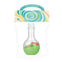 (Green) Badbom met grote capaciteit, individueel verpakte kleine cadeaus die gemakkelijk mee te nemen zijn, leuke interactieve