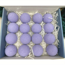 16 stuks 80g lavendel badbommen, 16 stuks lavendel geurende badbruisjes, 100% handgemaakt.Familiebaden, Valentijnsdag,