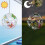 Solar Garden Pendant Light Copper LED Sphere 1 Pack 5