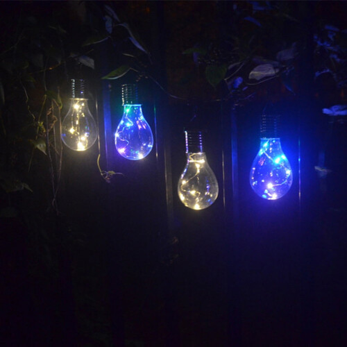 Solar LED Light Bulb Outdoor Colorful Hanging Lamp 2