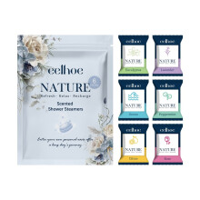 6 Geuren - Douchetabletten |Diepe reiniging, huidvoeding, verfrissend vocht, draagbaar aroma, stoombad, veilig