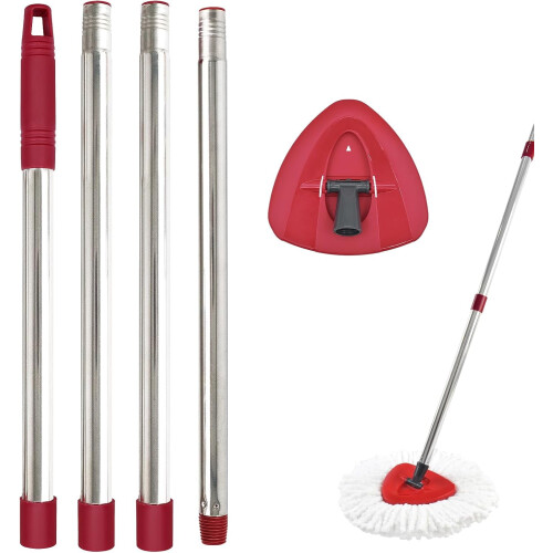 Manche de balai pour balai à franges Ocedar Spin Mop 4 sections réglable 30 à