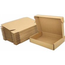 Bruine verzenddozen 8x5,5x1,6 inch, 25 stuks