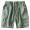 Cargoshorts til barn i grønn elastisk midje, 3–4 år 1