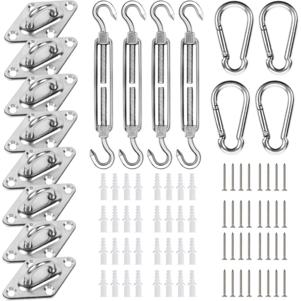 Sail Shade Hardware Kit Stainless Steel Triangle Awning 908436157162