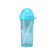 Ποτήρι νερού διπλής θήκης 600 ml με 2 καλαμάκια