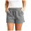 Women's Hot Pants Shorts with Pockets Solid Color Plus Size 2