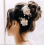Fermagli per capelli da sposa con pettini laterali floreali (2 pezzi) 1