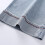 Kinder-Stretch-Jeans, blau, elastischer Bund, weites Bein, Größe 4-5 4