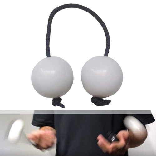 African shaker rattle white egg-shaped percussion 2