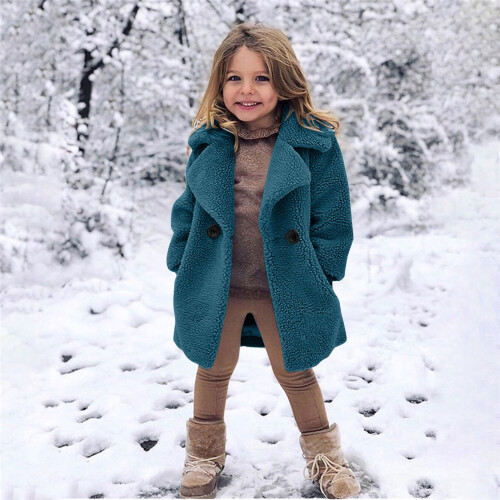Toddler Girls Winter Windproof Thickened Coat Jacket 4T 1