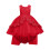 Ärmelloses Rüschenkleid für Mädchen, einfarbig, knielang 3