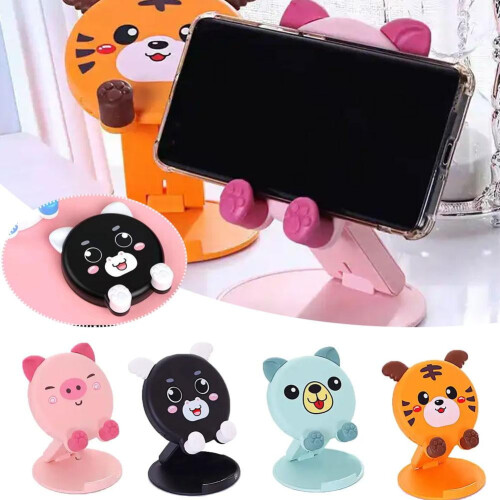 Support universel mini pour téléphone et tablette de bureau en ABS (1 pièce) 2