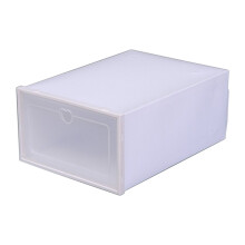 Shoe Storage Box Transparent Stackable 12x8x5 inch
