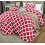 King Red Printed Comforter Set 3-Piece All-Season Down 7