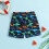 Boys swim trunks quick-dry summer print shorts 4