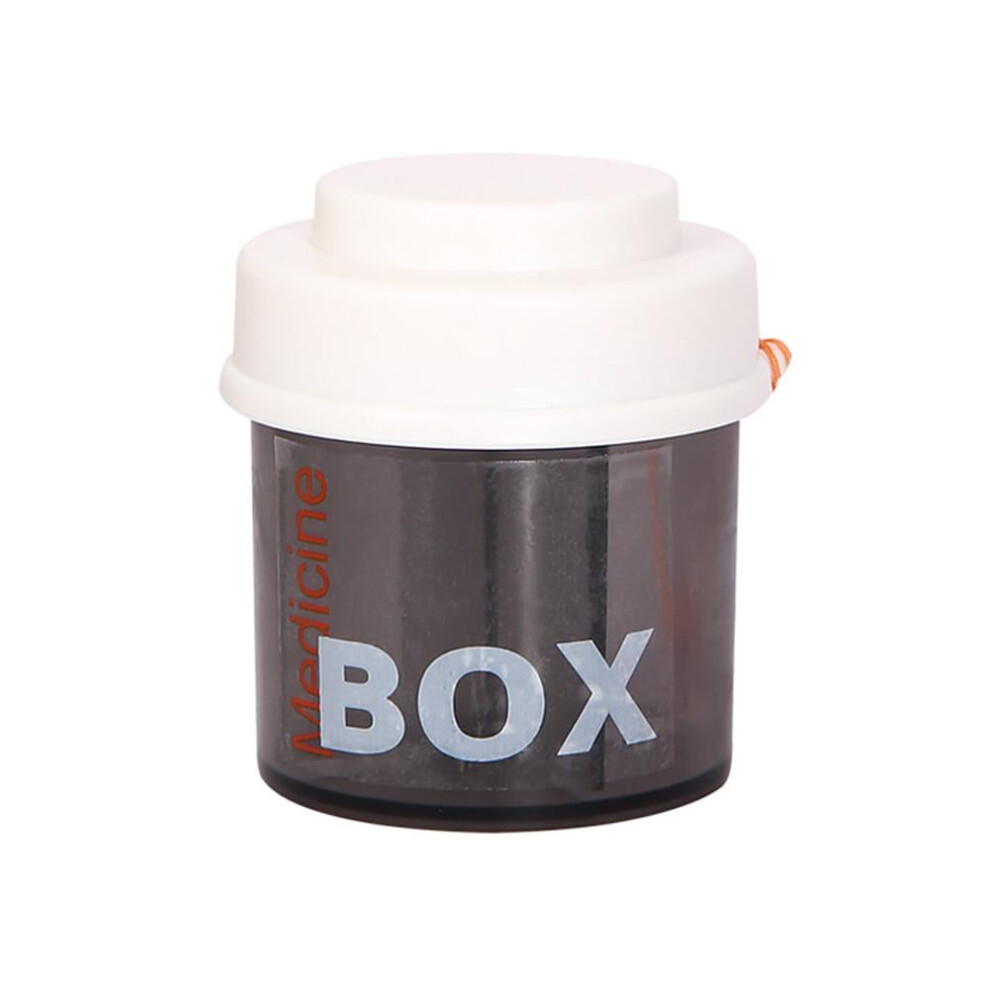 Pill Box Organizer 4-Compartment Travel Medicine Storage