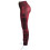 Dameslegging met denimprint, elastisch, slim fit, rood 6