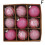 Ensemble de 9 boules de Noël incrustées de cristal 4