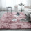 Silk Wool Blend Bedside Rug Non-slip 60x90cm 7