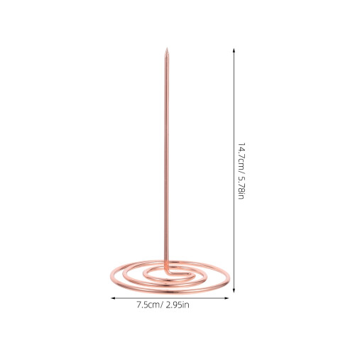 Ensemble de 5 supports de bureau métalliques pour reçus 1