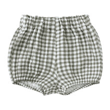 Bloomer shorts pour bébés filles en coton et lin, 3-6 mois