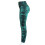 Damen-Leggings mit Denim-Print, elastischer, schmaler Schnitt, grün 7