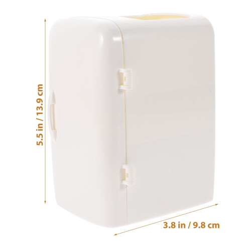 Porte-crayons de bureau en plastique blanc (1 pièce) 1
