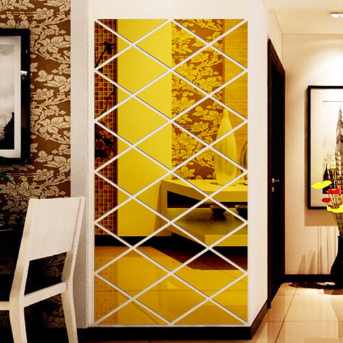 Adesivos de parede 3D para decoração de sala de estar (10 peças) 2