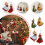 Ange décoratif en bois, style rétro, 12 cm 4