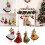 Ange décoratif en bois, style rétro, 12 cm 6