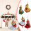 Ange décoratif en bois, style rétro, 12 cm 7