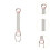 Resistance Band with 3 Adjustable Gears Pink 6